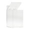 Acrylic Wall Mount Dispenser for Gloves, Shoe Covers, Hairnet Holder, Beard Nets Storage (5 x 4.5 x 8.5 In)